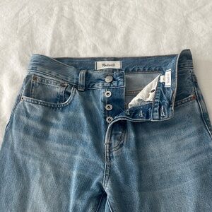 Madewell Longline Straight, Button-Fly Jean